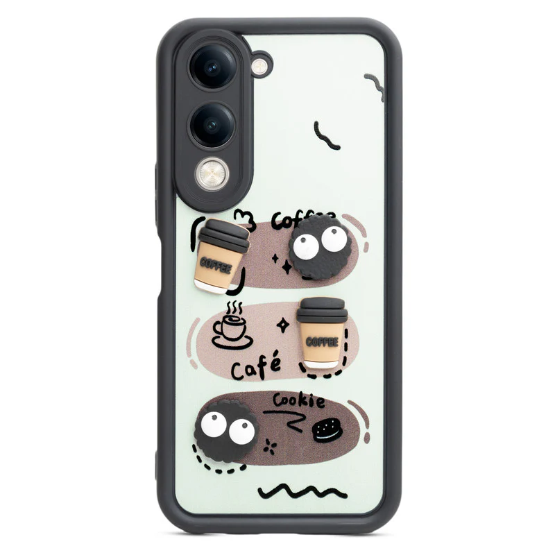 Playful 3D Cartoon Soft Back Case For Vivo Y19e With Camera Protection - Image 13