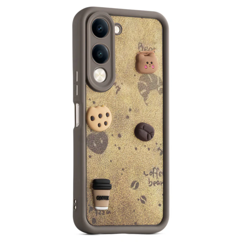 Playful 3D Cartoon Soft Back Case For Vivo Y19e With Camera Protection - Image 34
