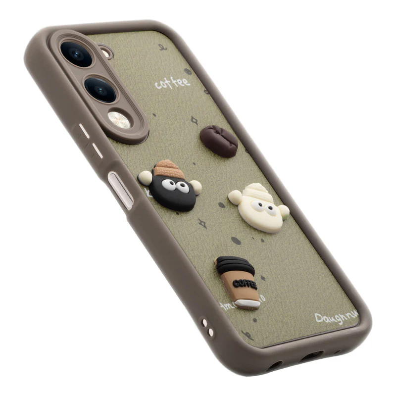 Playful 3D Cartoon Soft Back Case For Vivo Y19e With Camera Protection - Image 41