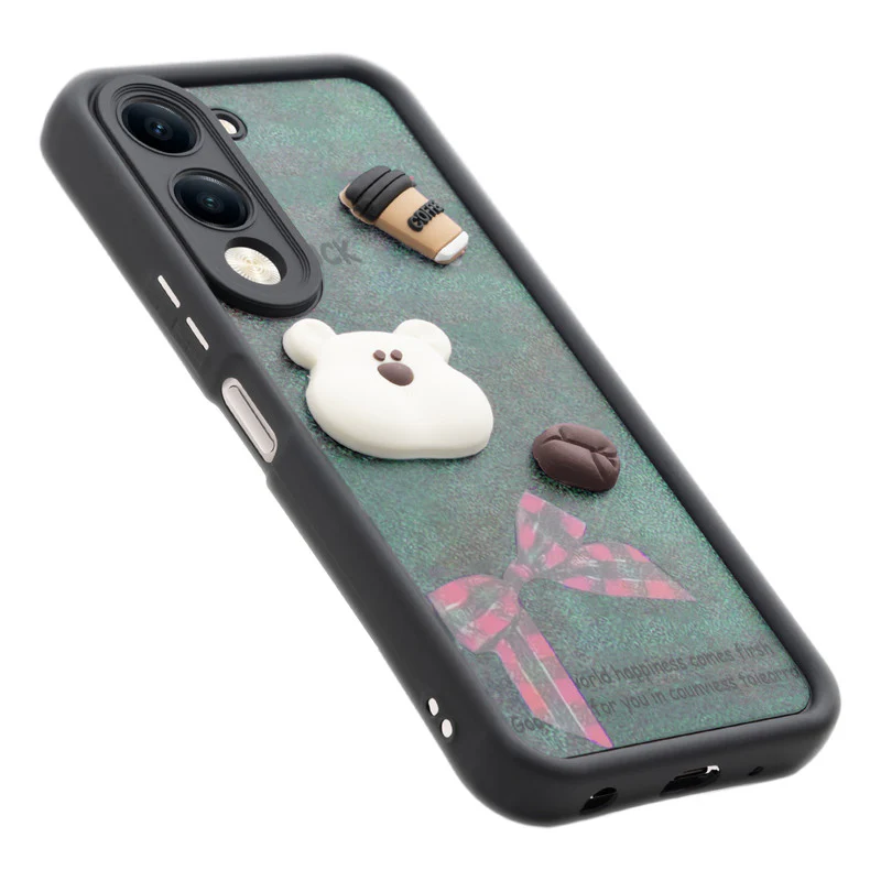 Playful 3D Cartoon Soft Back Case For Vivo Y19e With Camera Protection - Image 47