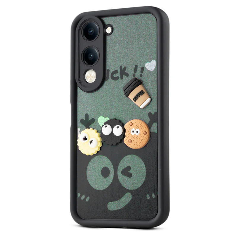 Playful 3D Cartoon Soft Back Case For Vivo Y19e With Camera Protection - Image 9