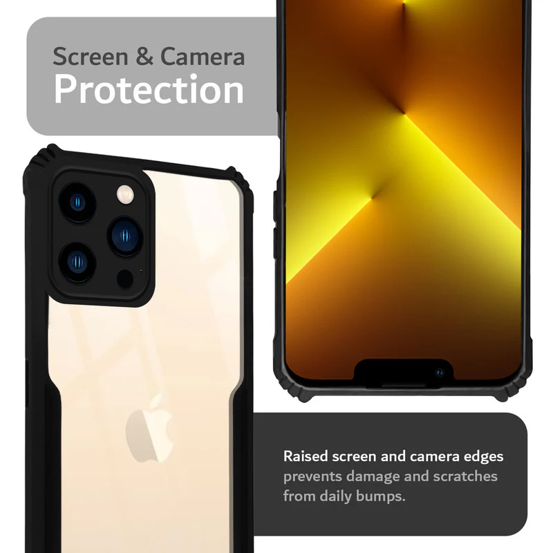 Premium Acrylic Transparent Back Cover for Apple iPhone 13 Pro Max - Image 18