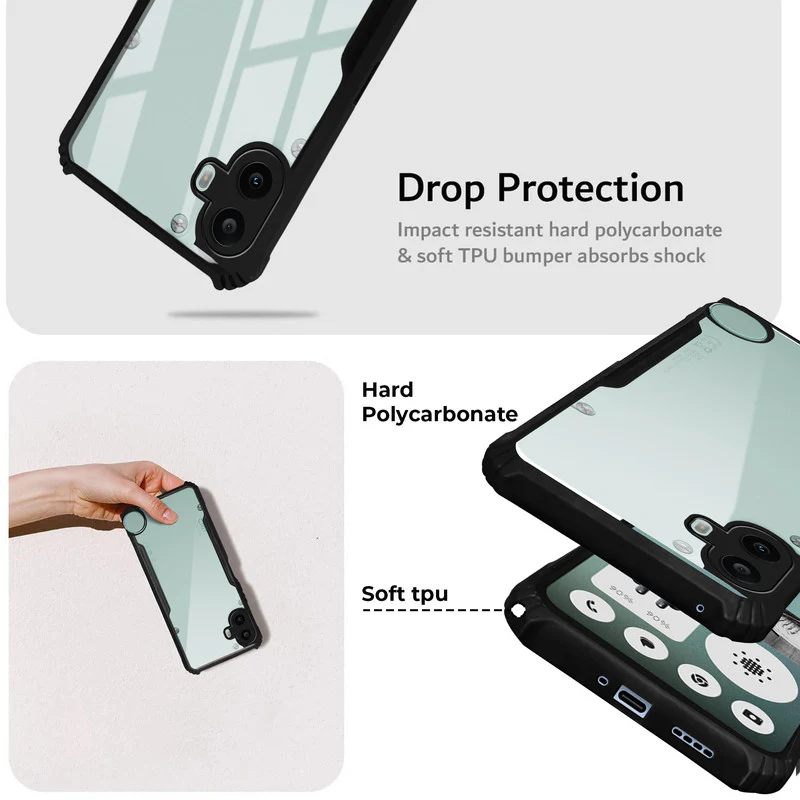 Premium Acrylic Transparent Back Cover for CMF By Nothing Phone 1 - Image 3
