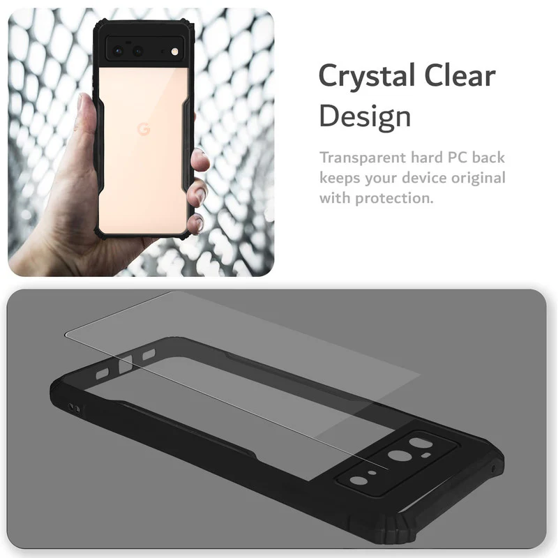 Premium Acrylic Transparent Back Cover for Google Pixel 6 - Image 5