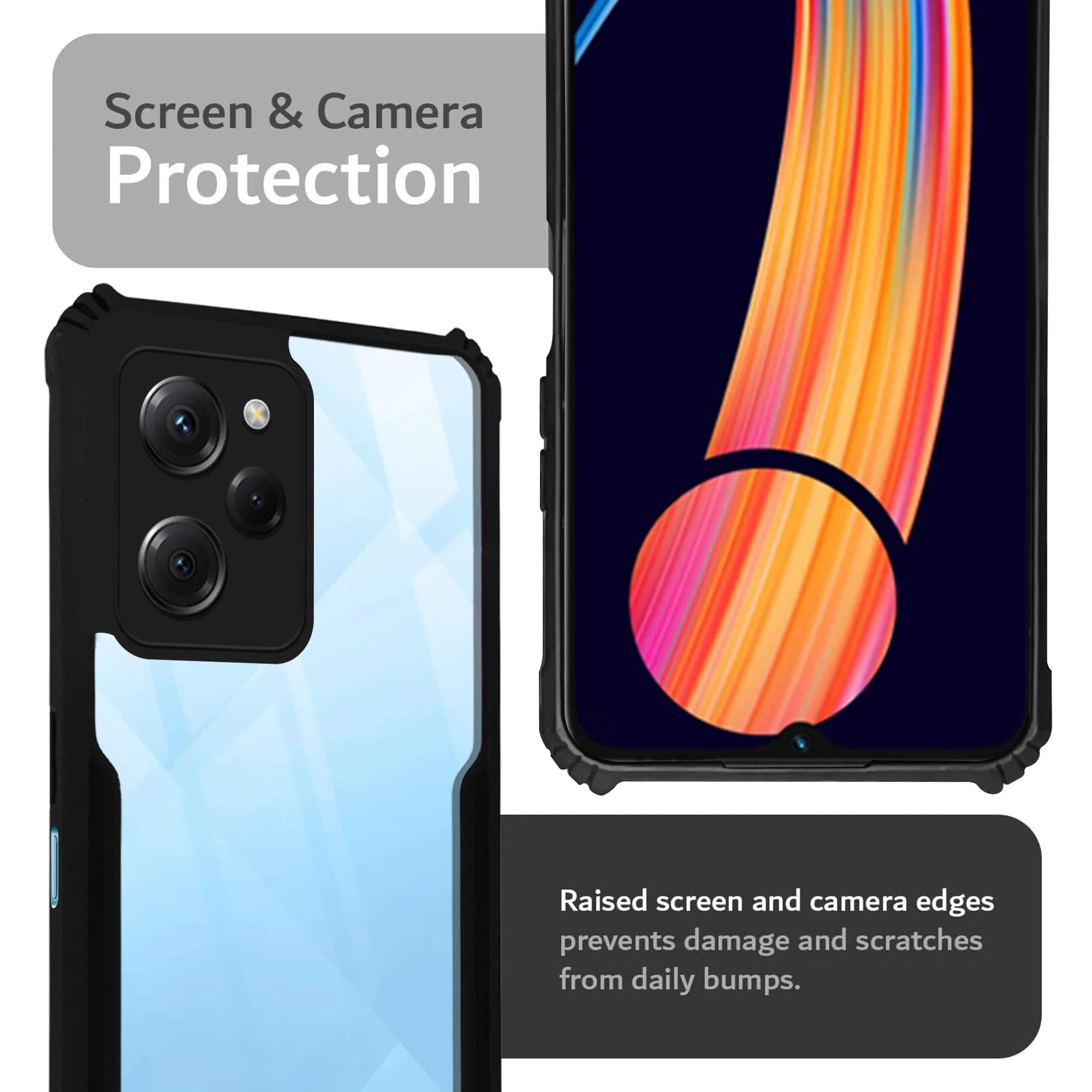Premium Acrylic Transparent Back Cover for Infinix Hot 30i - Image 5