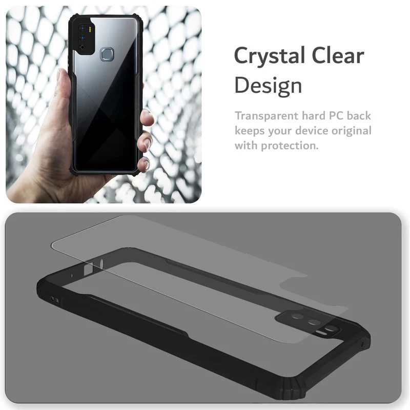 Premium Acrylic Transparent Back Cover for Infinix Hot 9 Play - Image 5