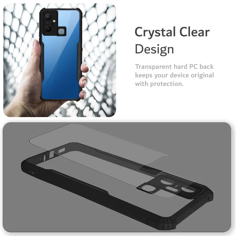 Premium Acrylic Transparent Back Cover for Infinix Smart 6 Plus - Image 4