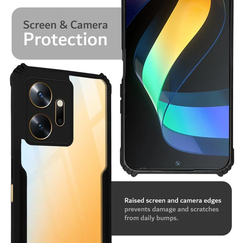 Premium Acrylic Transparent Back Cover for Infinix Zero 20 - Image 5