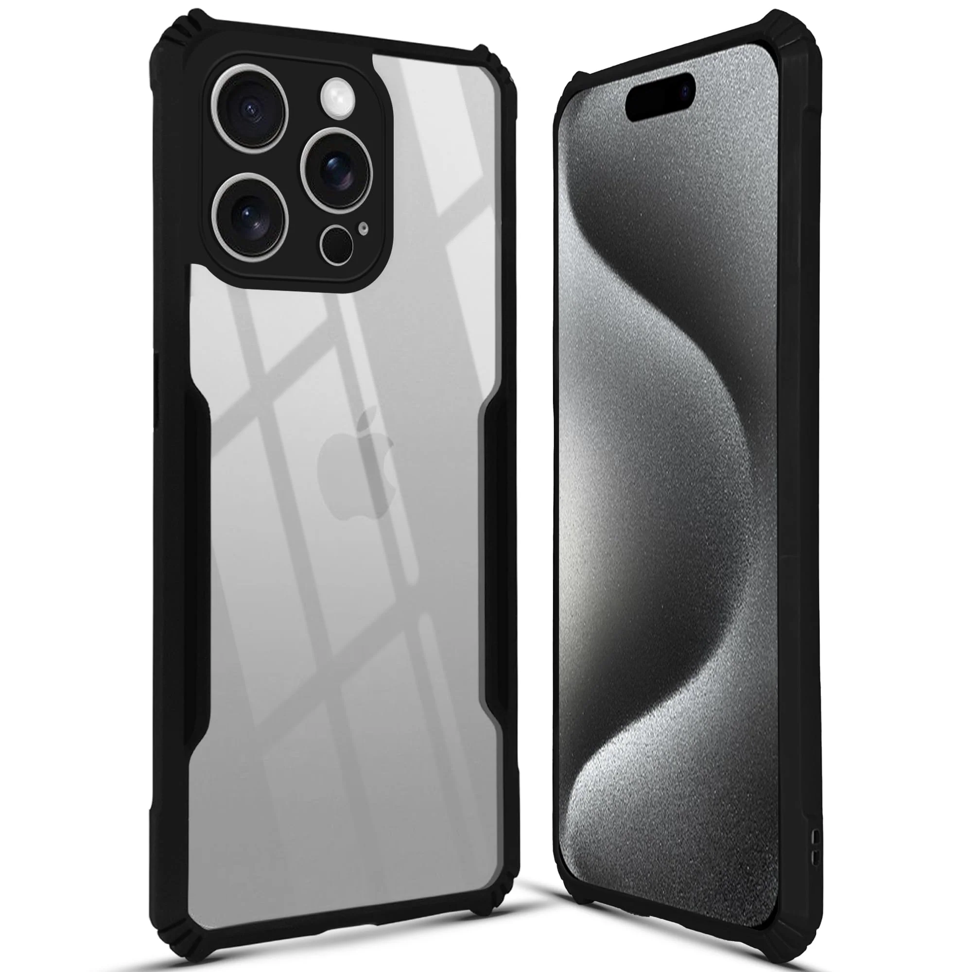 Premium Acrylic Transparent Back Cover for Apple iPhone 15 Pro - Image 3