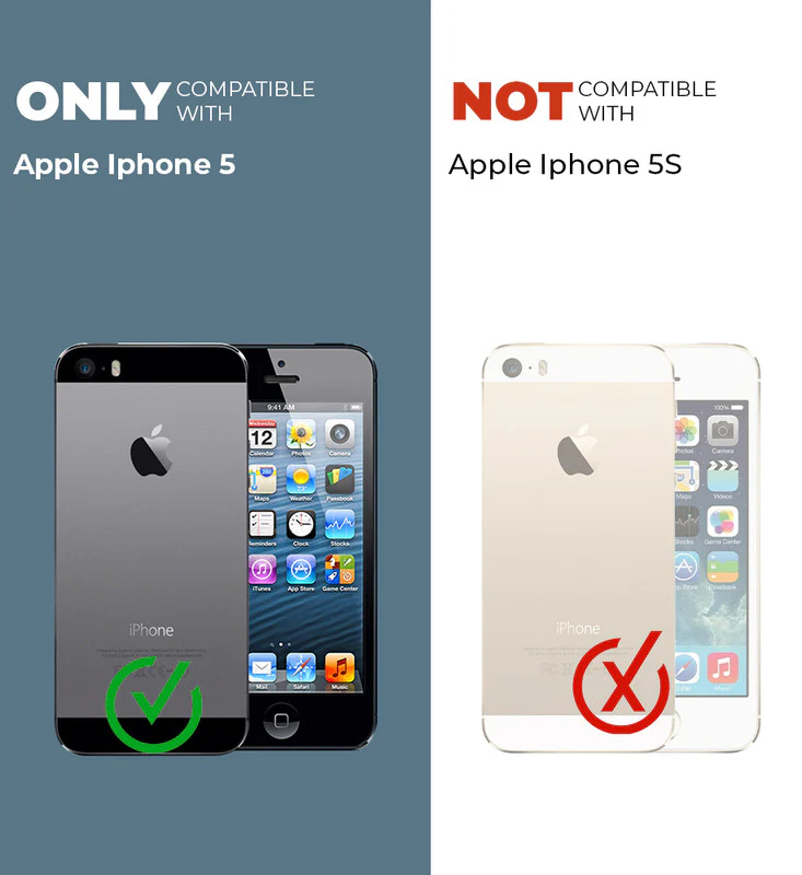 Premium Acrylic Transparent Back Cover for Apple iPhone 5 - Image 2