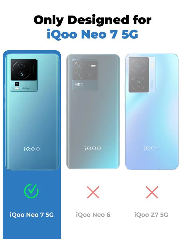 Premium Acrylic Transparent Back Cover for iQOO Neo 7 5G - Image 2