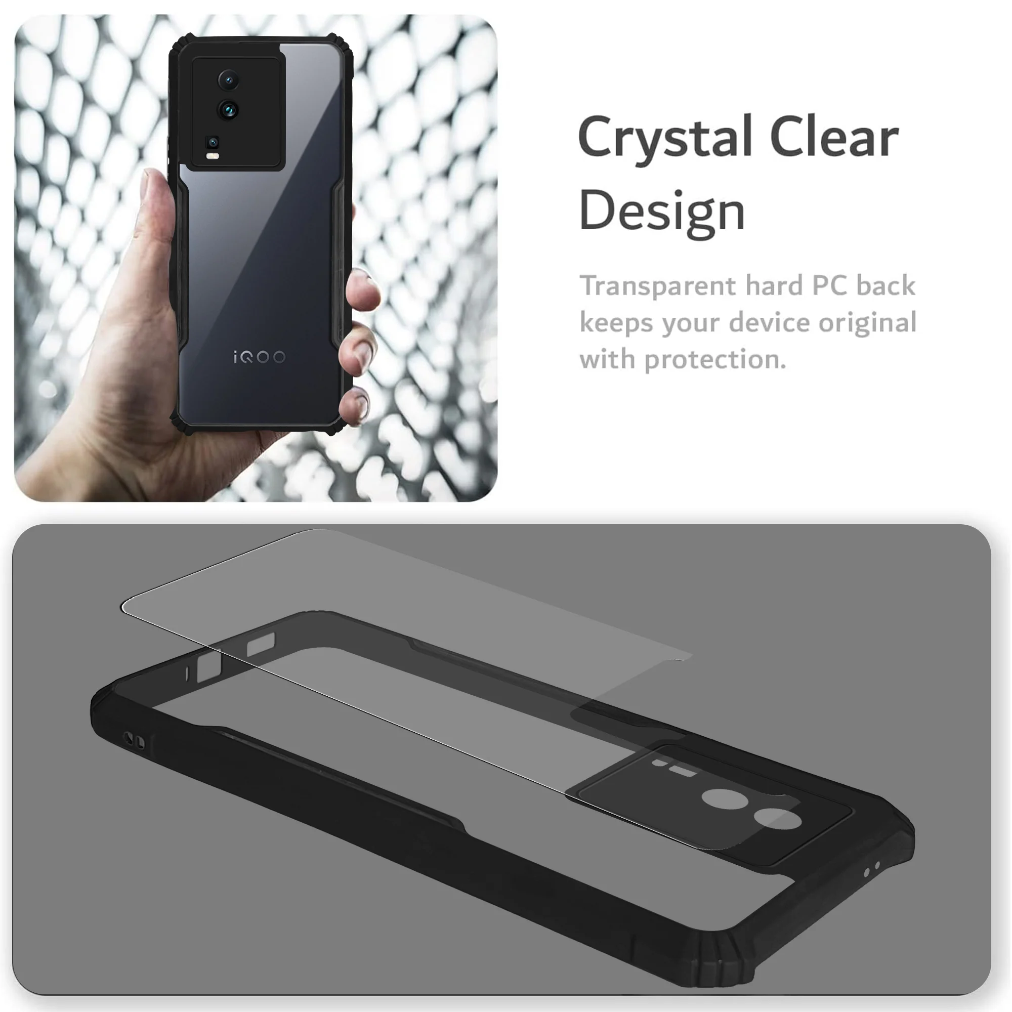 Premium Acrylic Transparent Back Cover for iQOO Neo 7 5G - Image 5