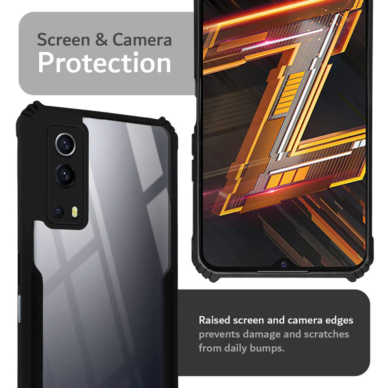 Premium Acrylic Transparent Back Cover for iQOO Z3 5G - Image 5