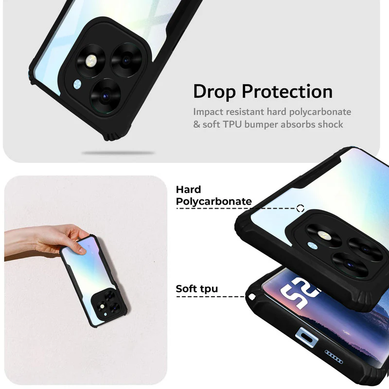Premium Acrylic Transparent Back Cover for itel S23 Plus - Image 4