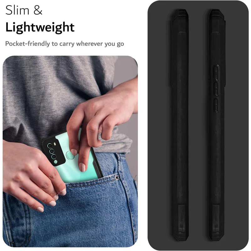 Premium Acrylic Transparent Back Cover for Itel Vision 2 - Image 5