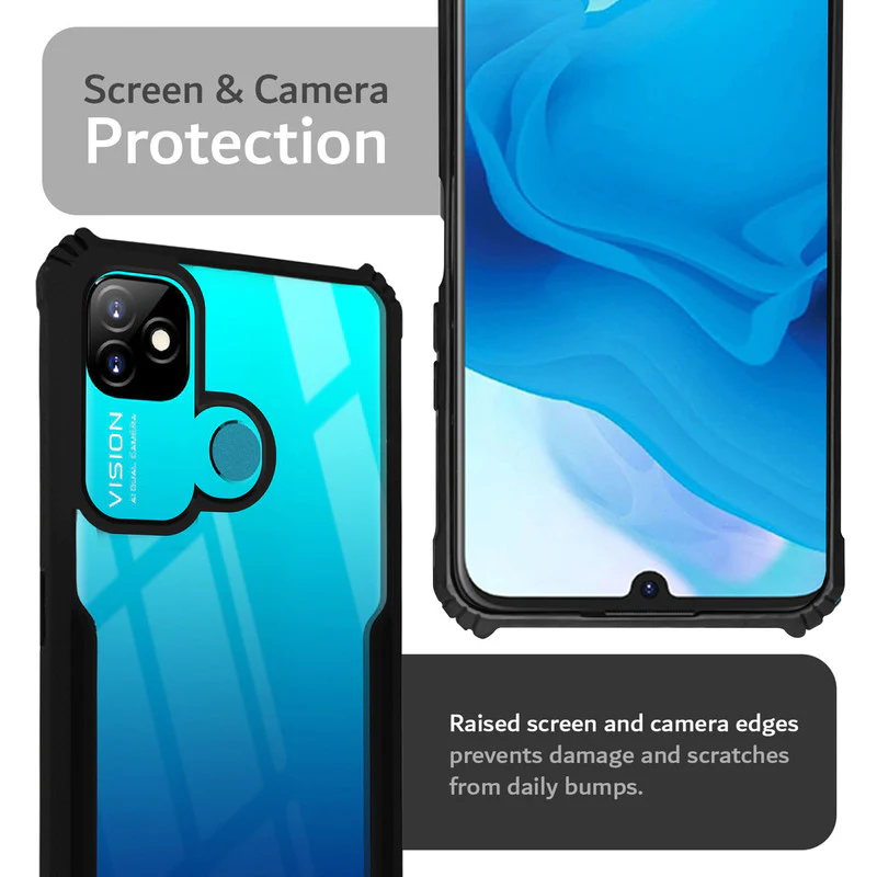 Premium Acrylic Transparent Back Cover for itel Vison 1 - Image 5