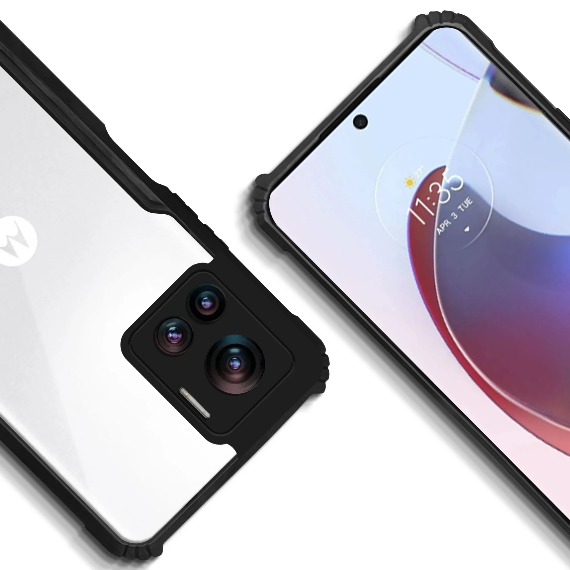 Premium Acrylic Transparent Back Cover for Motorola Edge 30 Ultra 5G - Image 7