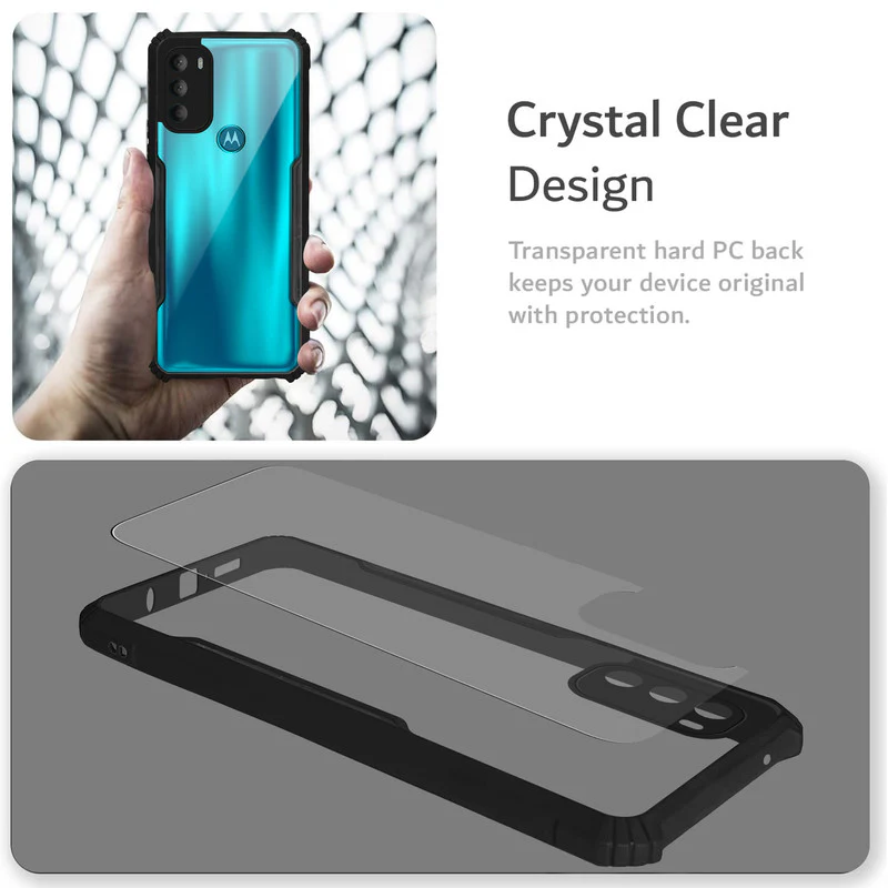 Premium Acrylic Transparent Back Cover for Motorola Moto G71 5G - Image 5
