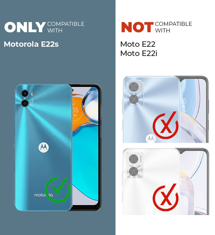 Premium Acrylic Transparent Back Cover for Motorola Moto E22s - Image 2