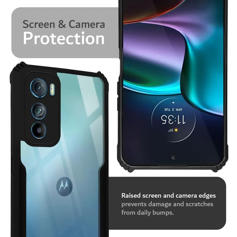 Premium Acrylic Transparent Back Cover for Motorola Moto Edge 30 5G - Image 6