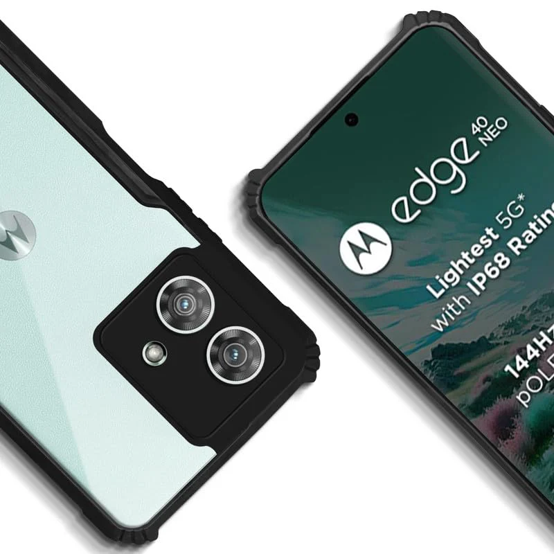 Premium Acrylic Transparent Back Cover for Motorola Edge 40 Neo 5G - Image 9