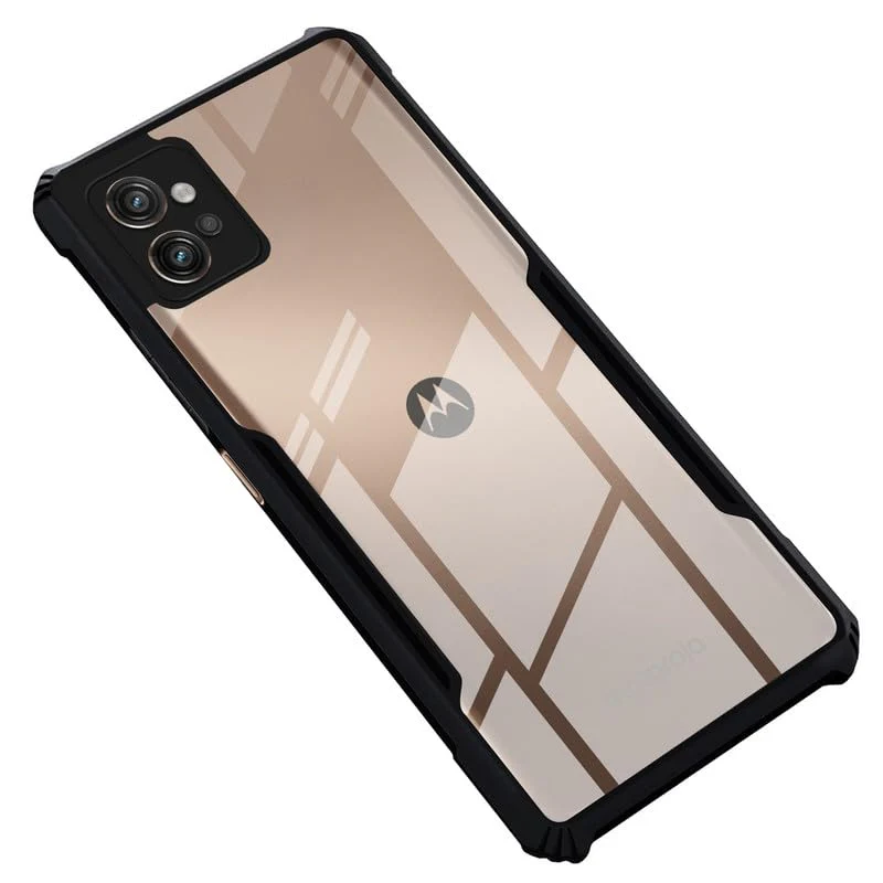 Premium Acrylic Transparent Back Cover for Motorola Moto G32
