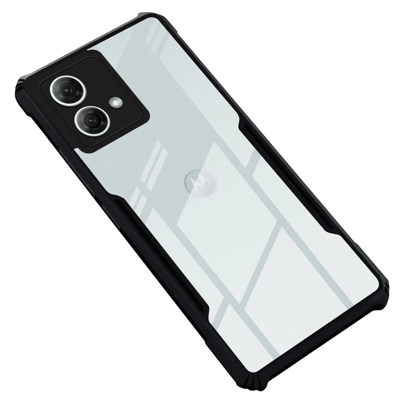 Premium Acrylic Transparent Back Cover for Motorola Moto G84 5G