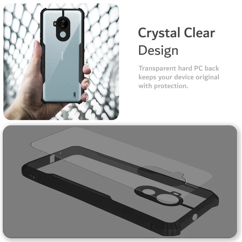 Premium Acrylic Transparent Back Cover for Nokia C30 - Image 4