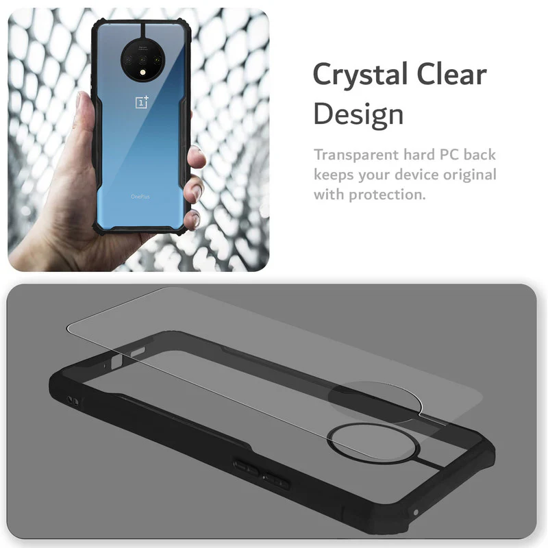 Premium Acrylic Transparent Back Cover for Oneplus 7T - Image 5