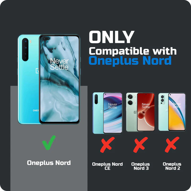 Premium Acrylic Transparent Back Cover for Oneplus Nord - Image 2