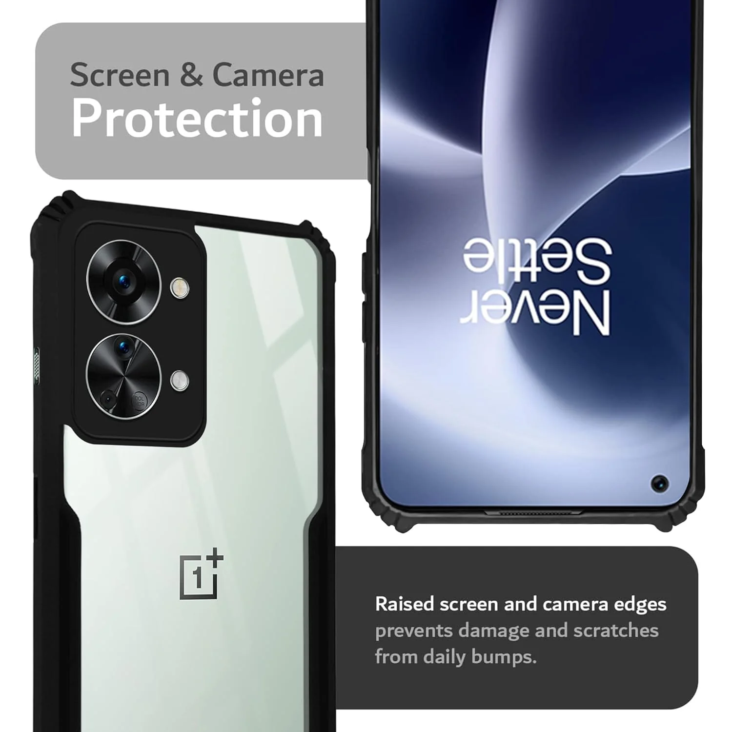Premium Acrylic Transparent Back Cover for OnePlus Nord 2T 5G - Image 7