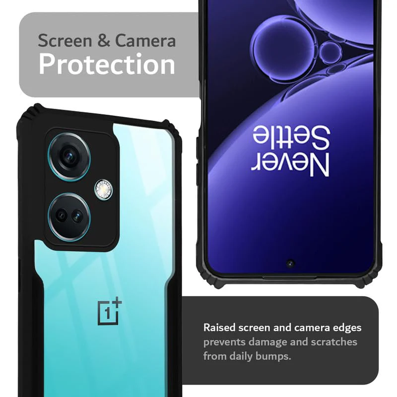 Premium Acrylic Transparent Back Cover for OnePlus Nord CE 3 5G - Image 6
