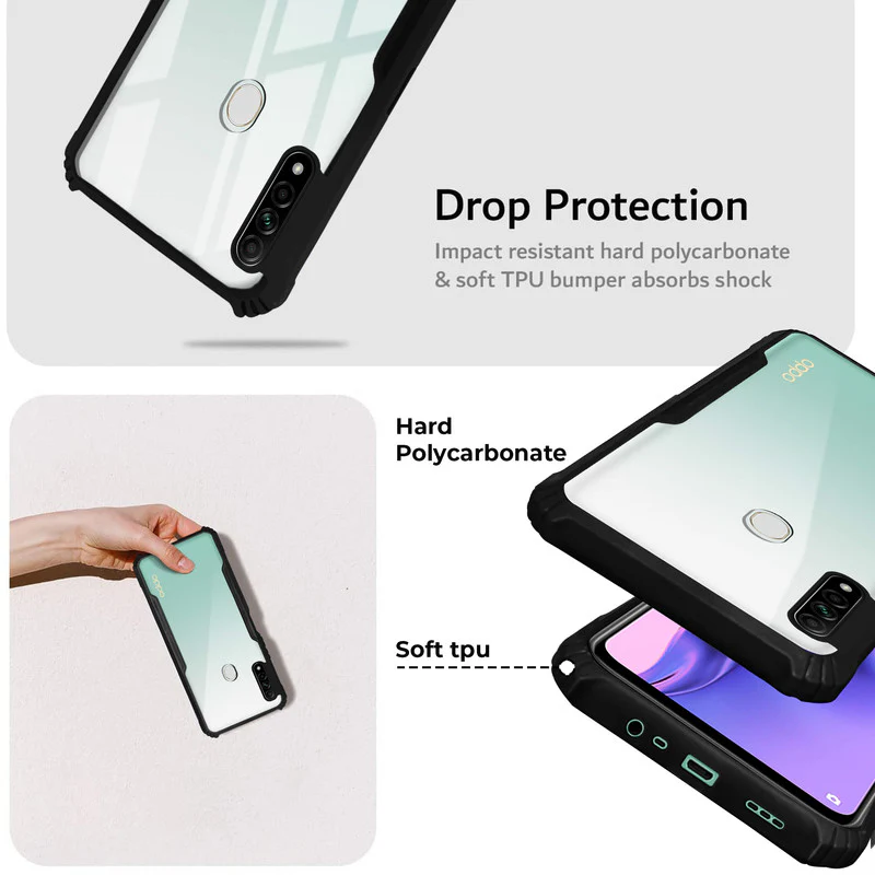 Premium Acrylic Transparent Back Cover for Oppo A31 - Image 3