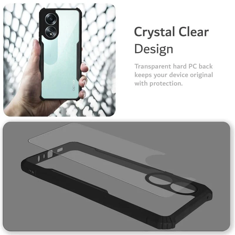 Premium Acrylic Transparent Back Cover for Oppo A58 4G - Image 5