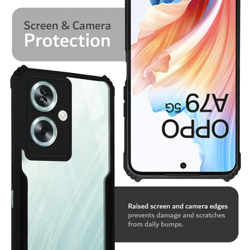 Premium Acrylic Transparent Back Cover for Oppo A79 5G - Image 6