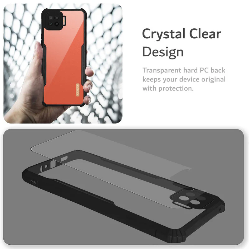 Premium Acrylic Transparent Back Cover for Oppo F17 4G - Image 5