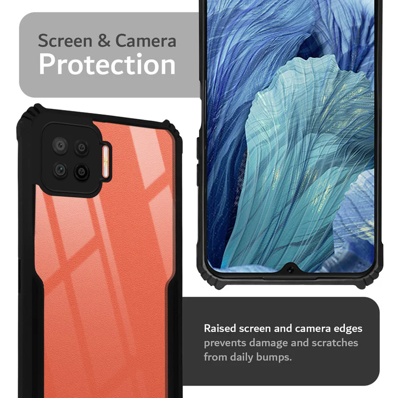 Premium Acrylic Transparent Back Cover for Oppo F17 4G - Image 6