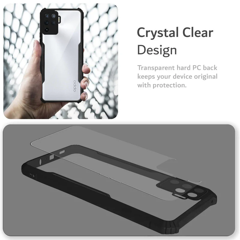 Premium Acrylic Transparent Back Cover for Oppo F19 Pro 4G - Image 3