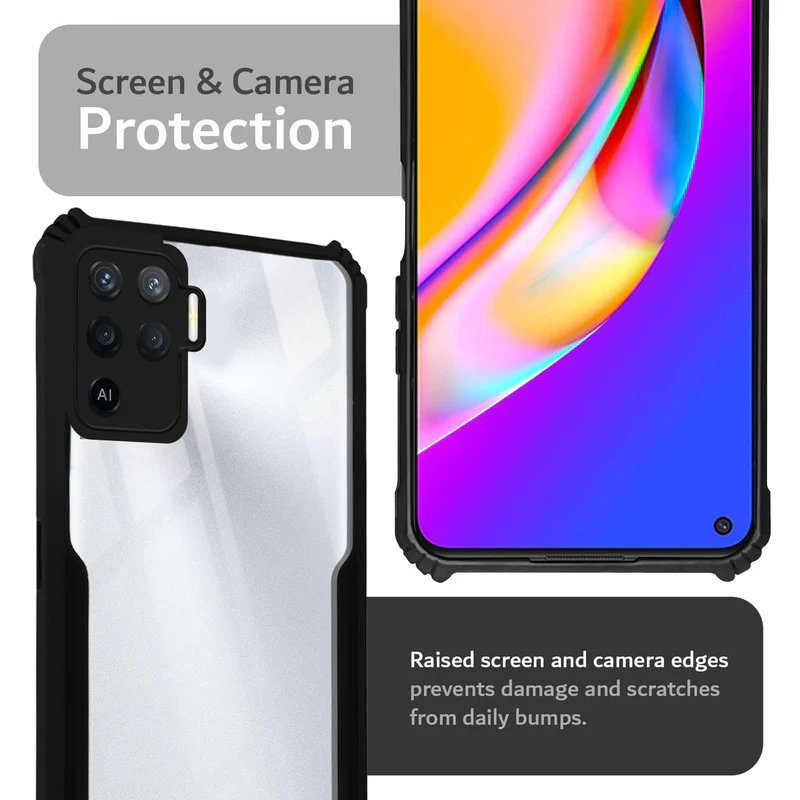 Premium Acrylic Transparent Back Cover for Oppo F19 Pro 4G - Image 5