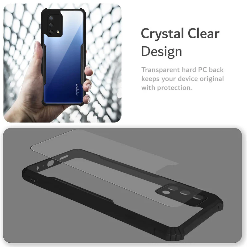 Premium Acrylic Transparent Back Cover for Oppo F19s - Image 5