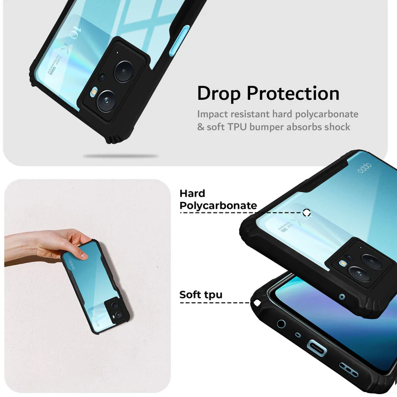 Premium Acrylic Transparent Back Cover for Oppo K10 4G - Image 3