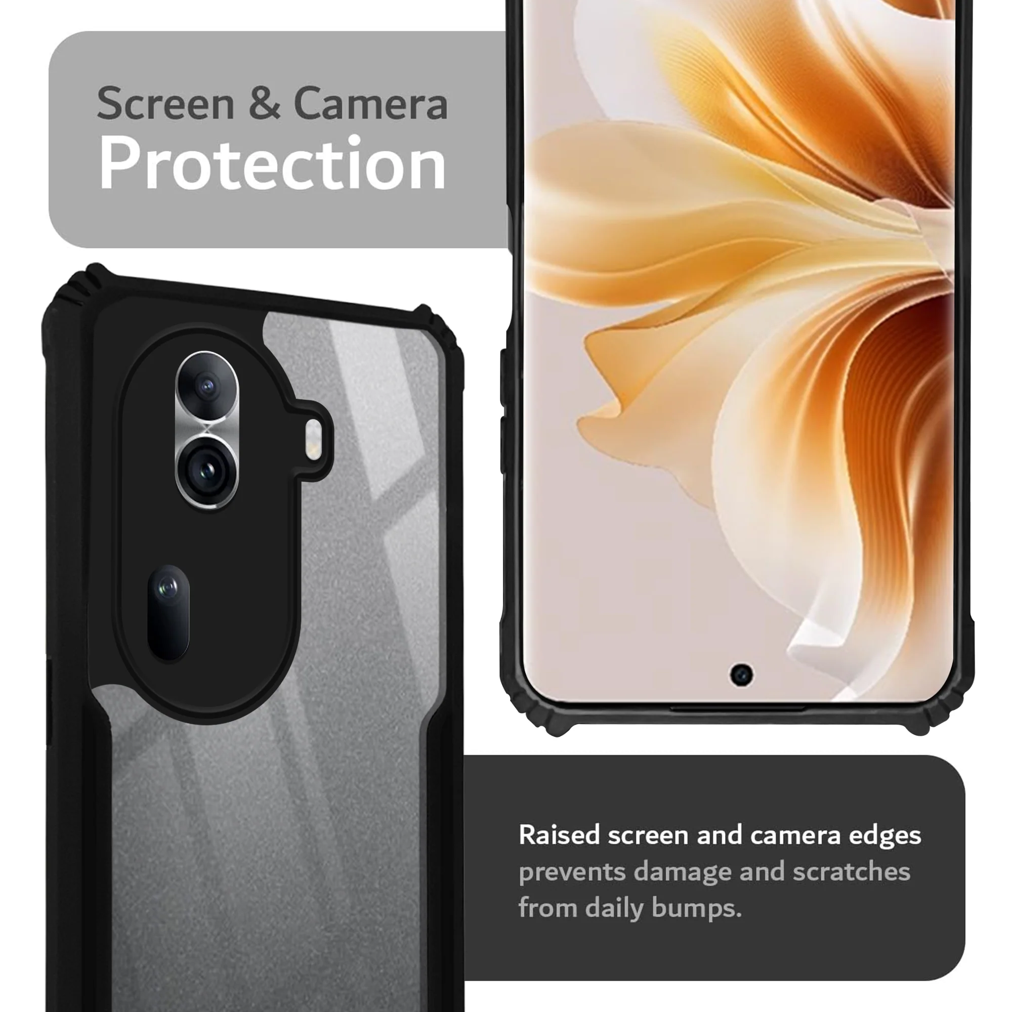 Premium Acrylic Transparent Back Cover for Oppo Reno 11 Pro 5G - Image 5