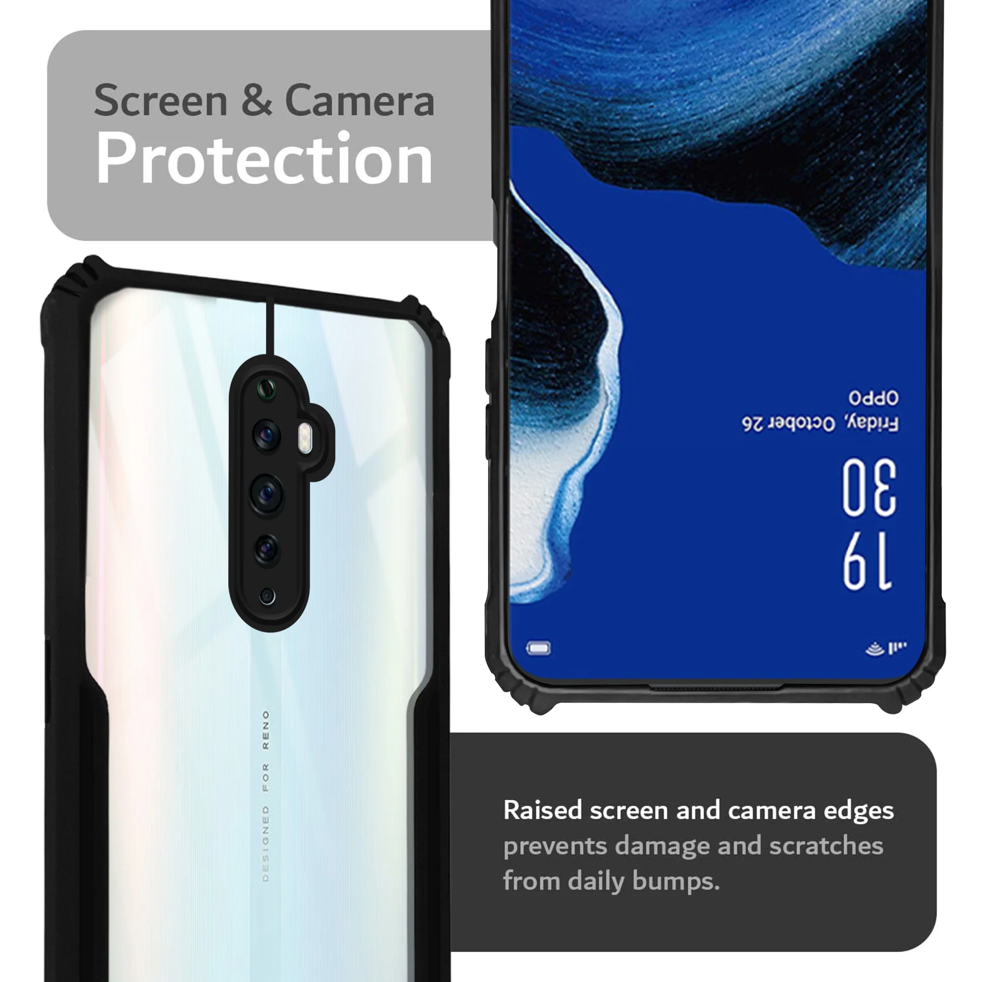 Premium Acrylic Transparent Back Cover for Oppo Reno 2Z - Image 6