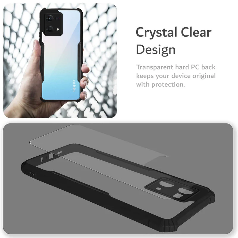 Premium Acrylic Transparent Back Cover for Oppo Reno 7 4G - Image 4