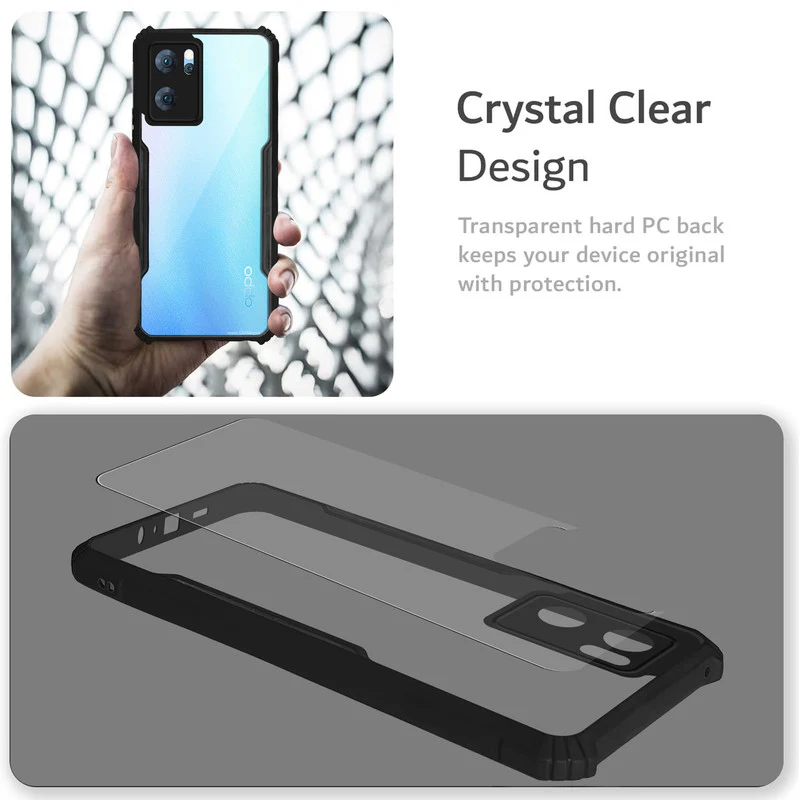 Premium Acrylic Transparent Back Cover for Oppo Reno 7 5G - Image 4