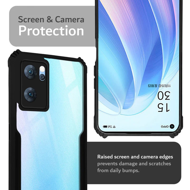 Premium Acrylic Transparent Back Cover for Oppo Reno 7 5G - Image 5