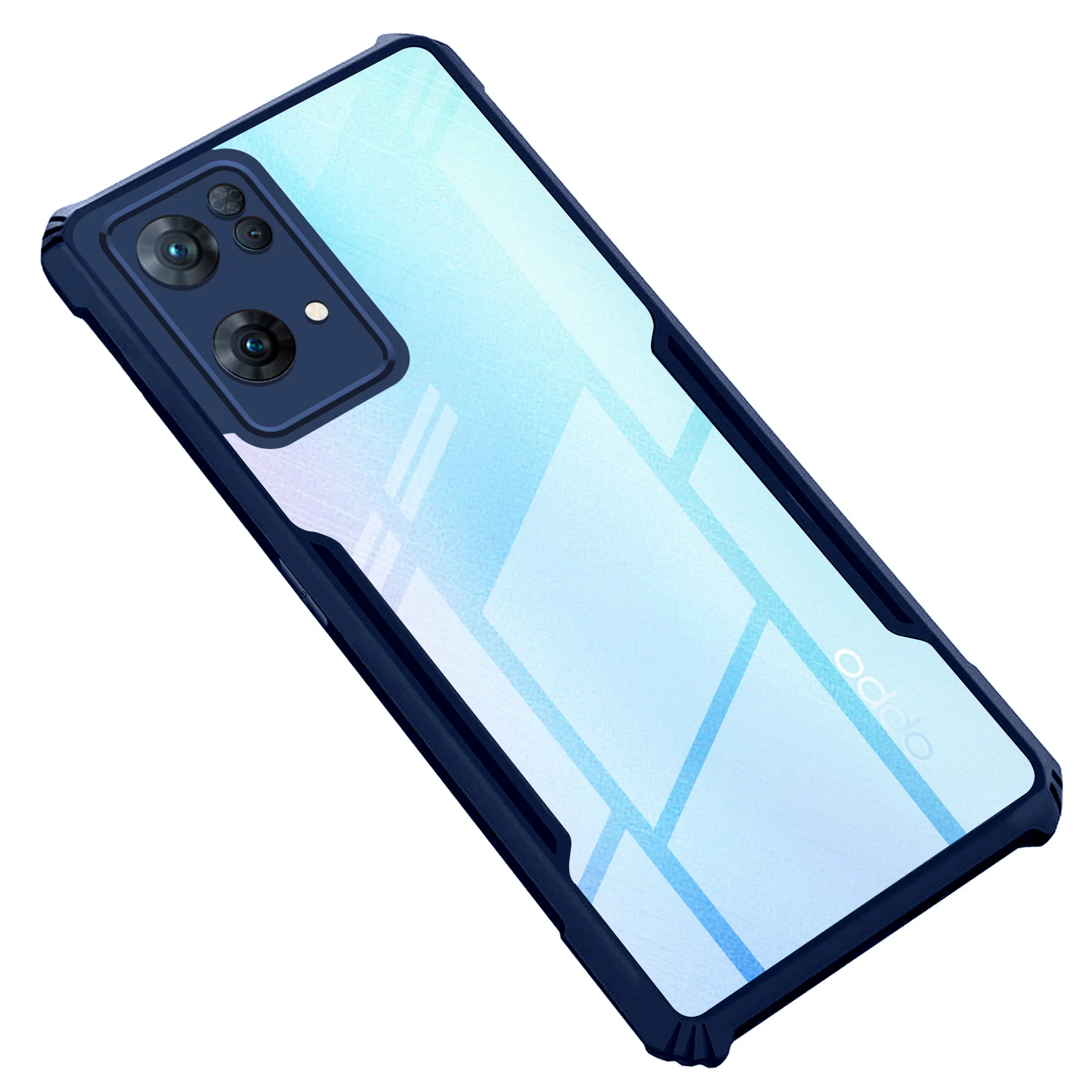 Premium Acrylic Transparent Back Cover for Oppo Reno 7 Pro 5G