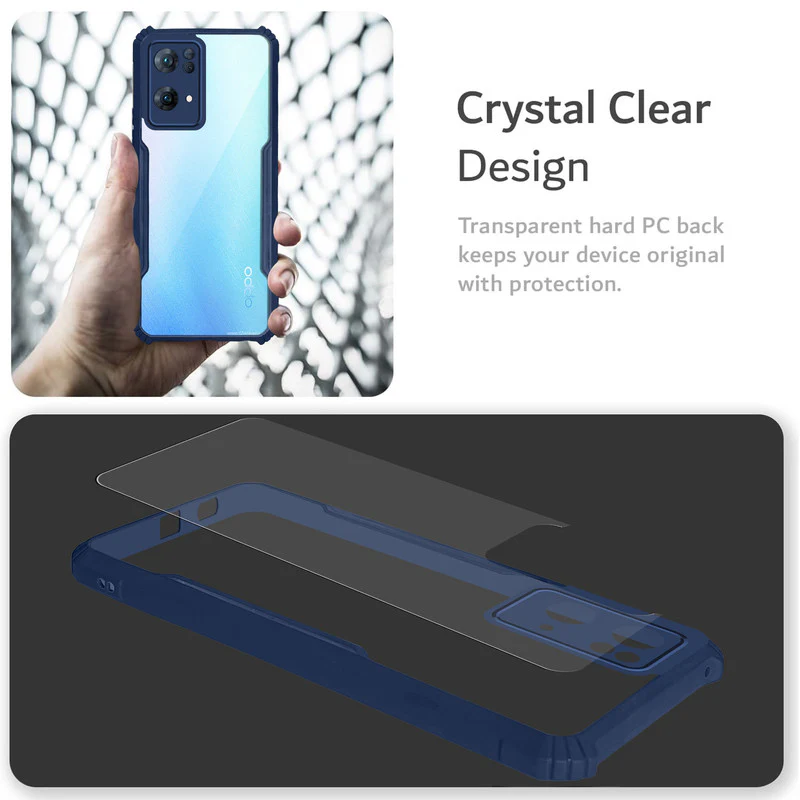 Premium Acrylic Transparent Back Cover for Oppo Reno 7 Pro 5G - Image 4