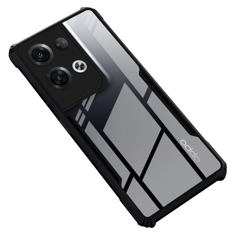 Premium Acrylic Transparent Back Cover for Oppo Reno 8 Pro 5G