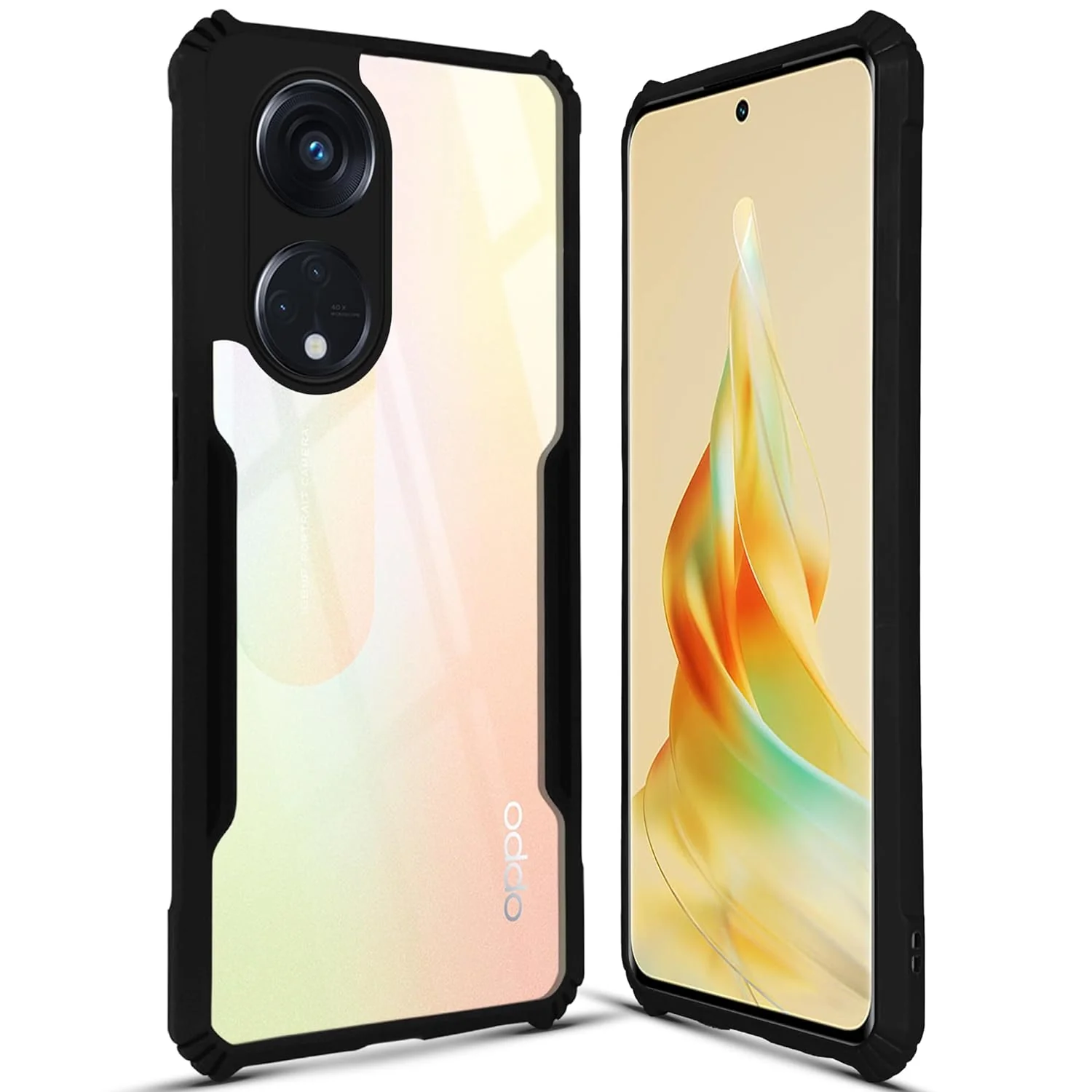 Premium Acrylic Transparent Back Cover for Oppo Reno 8T 5G - Image 4